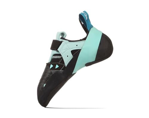 Scarpa Unisex Instinct VS WMN Kletterschuhe, Black-Aqua FJW, 41.5 EU von Scarpa