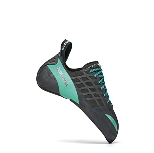 Scarpa Damen Instinct WMN Kletterschuhe, Black-Aqua FJW, 40.5 EU von Scarpa