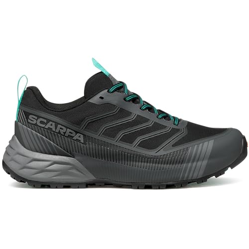 Scarpa Damen Ribelle Run LT WP Schuhe, Anthracite-Aqua Green, 39.5 von Scarpa