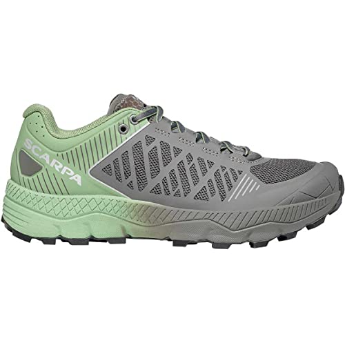 Scarpa Damen Spin Ultra WMN Traillaufschuhe, Shark-Mineral Green ARS6 Velox MAX LB, 38 EU von Scarpa