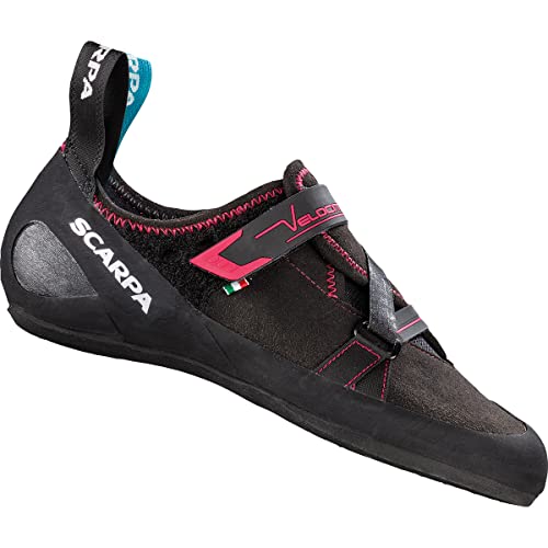Scarpa Damen Velocity WMN Kletterschuhe, Black-Raspberry FFXW, 42 EU von Scarpa