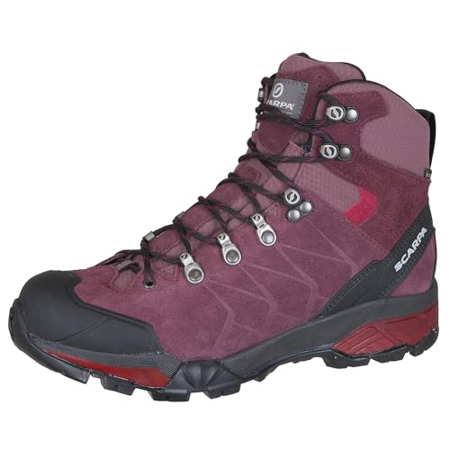 Scarpa Damen ZG GTX WMN Trekking- & Wanderstiefel, TEMERAIRE- RED Plum Gore-tex TRML Salix Trek, 39 EU von Scarpa