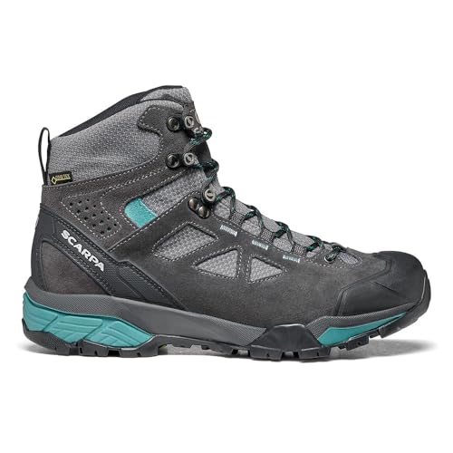 Scarpa Damen ZG LITE GTX WMN Trekking-& Wanderstiefel, Dark Gray-Lagoon Gore-tex TRML Salix Trek, 37.5 EU Scarpa Damen ZG LITE GTX WMN Trekking-& Wanderstiefel, Dark Gray-Lagoon Gore-tex TRML Salix Trek, 37.5 EU von Scarpa