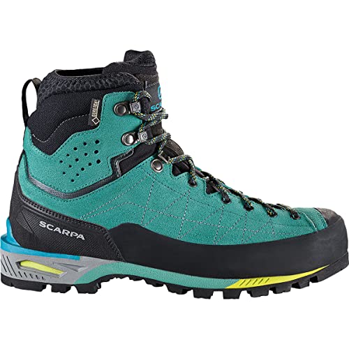 Scarpa Damen Zodiac TECH GTX WMN Trekking-& Wanderstiefel, Green Blue Gore-tex BZH PENTAX Precision II XT, 39 EU von Scarpa