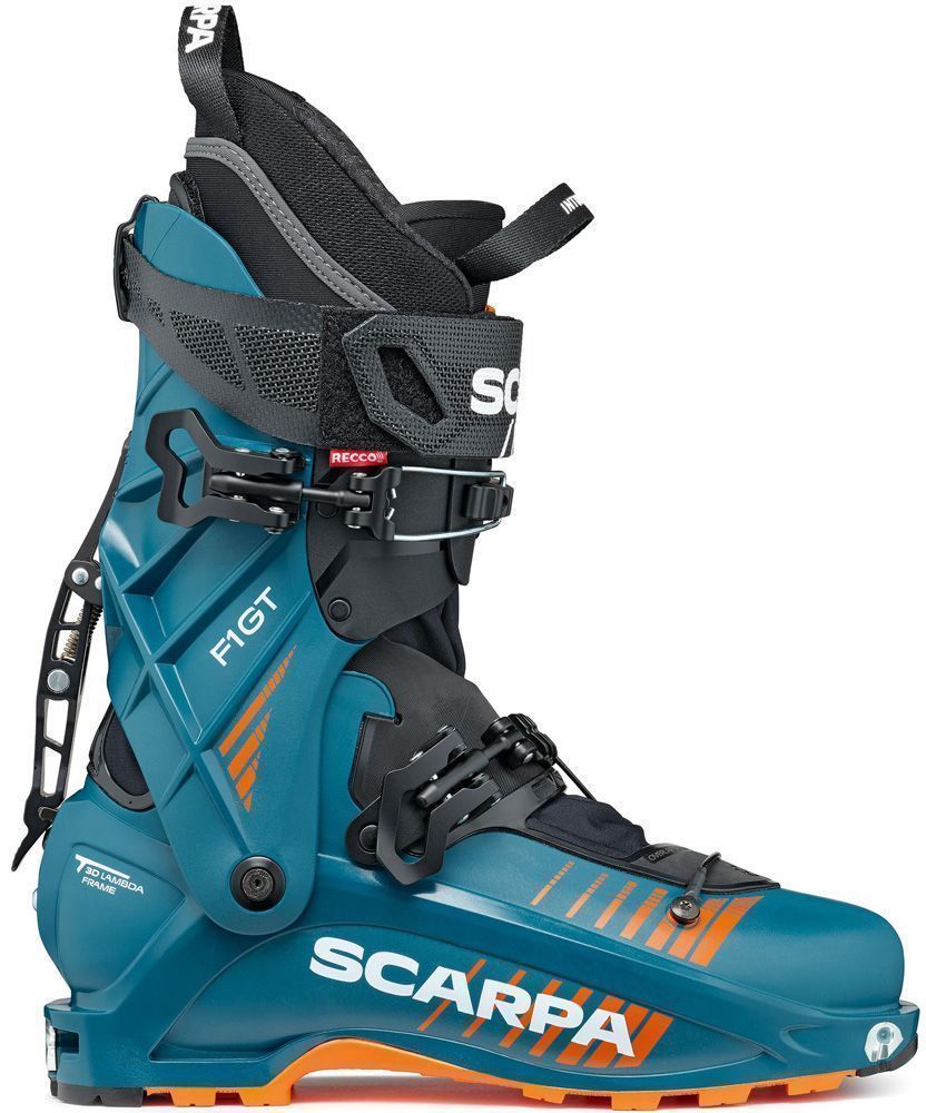 Scarpa F1 GT Herren 24/25 Skitourenschuh petrol/orange 30,0 (UK 11) von Scarpa