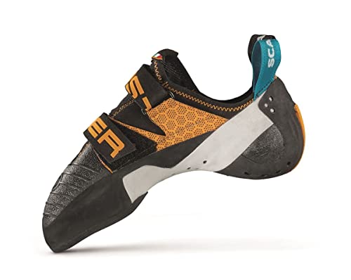 Scarpa Herren Booster Kletterschuhe, Black-ORANGE FZC, 40 EU von Scarpa