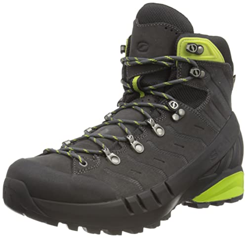 Scarpa Herren Cyclone-S GTX Trekking-& Wanderstiefel, Shark-Lime Gore-tex TAI Shell Trek, 41.5 EU von Scarpa