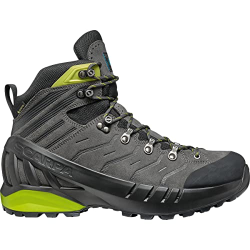 Scarpa Herren Cyclone-S GTX Trekking-& Wanderstiefel, Shark-Lime Gore-tex TAI Shell Trek, 44 EU von Scarpa