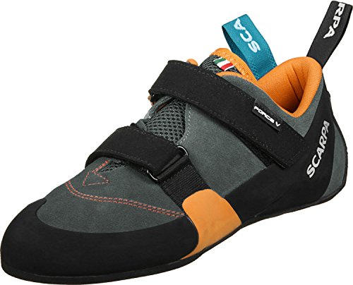 Scarpa Herren Force V Kletterschuhe, Mangrove-Papaya FF, 43 EU von Scarpa