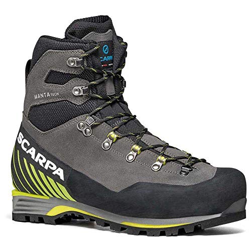 Scarpa Herren Manta TECH GTX Bergschuhe, Shark-Lime Gore-tex FT PENTAX Precision XT, 43.5 EU von Scarpa