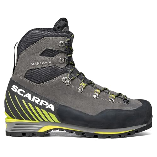 Scarpa Herren Manta TECH GTX Bergschuhe, Shark-Lime Gore-tex FT PENTAX Precision XT, 45.5 EU von Scarpa