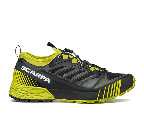Scarpa Herren RIBELLE Run Traillaufschuhe, Black-Lime ARSF Speed Force, 45 EU von Scarpa
