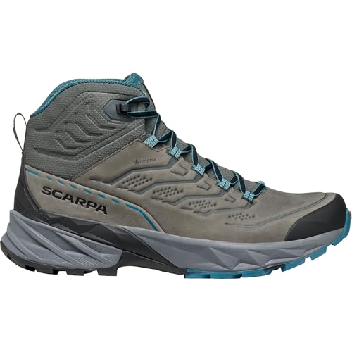 Scarpa Herren Rush 2 Pro Mid GTX Schuhe, Titanium-Ocean, 42.5 Scarpa Herren Rush 2 Pro Mid GTX Schuhe, Titanium-Ocean, 42.5 von Scarpa