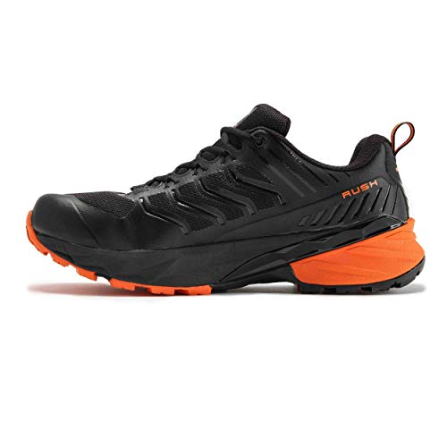 Scarpa Herren Rush Traillaufschuhe, Black-ORANGE SHC Free-Dome, 42.5 EU von Scarpa