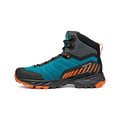 Scarpa Rush Trek GTX, 42.0/42 EU, Pagoda Blue/Mango von Scarpa