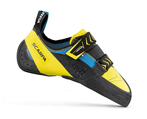 Scarpa Herren Vapor V Kletterschuhe, Ocean-Yellow FR, 50 EU von Scarpa