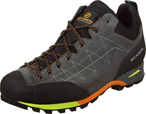 Scarpa Herren Zodiac GTX Trekking-& Wanderstiefel, Shark-ORANGE Gore-tex BNN Drumlin, 40.5 EU von Scarpa