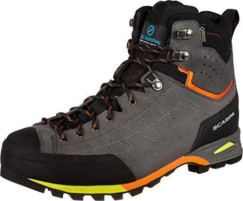 Scarpa Herren Zodiac Plus GTX Trekking-& Wanderstiefel, Shark-ORANGE Gore-tex BZH Drumlin von Scarpa