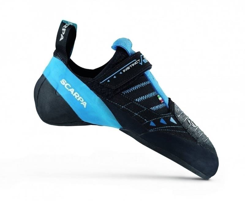 Scarpa Instinct VSR Herren Kletterschuh schwarz/blau Kletterschuh von Scarpa