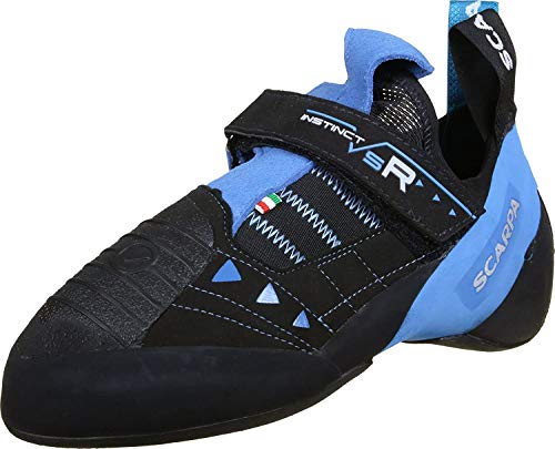 Scarpa Herren Instinct VSR Kletterschuhe, Black-Azure FV, 45.5 EU Scarpa Herren Instinct VSR Kletterschuhe, Black-Azure FV, 45.5 EU von Scarpa