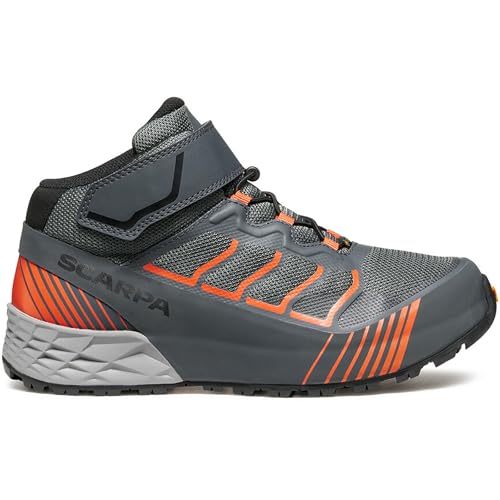 Scarpa Kinder RR Mid GTX Schuhe, Anthracite-Rust orange, 34 von Scarpa