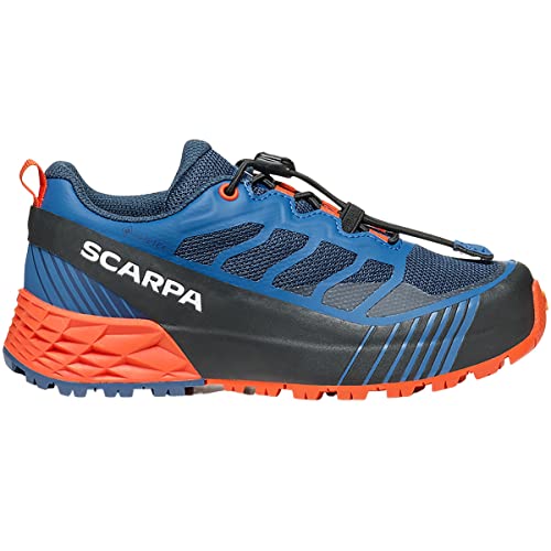 Scarpa Kinder Ribelle Run GTX Schuhe, Blue-Spicy orange, EU 38 von Scarpa