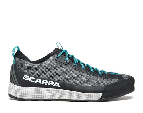 Scarpa M Gecko Lt Grau - Leichter atmungsaktiver Herren Zustiegsschuh, Größe EU 45 - Farbe Anthracite - Azure von Scarpa