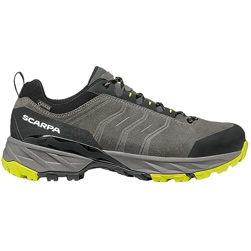Scarpa M Rush Trail GTX Grau - Gore-Tex Stabiler komfortabler Herren Gore-Tex Wanderschuh, Größe EU 46.5 - Farbe Tita von Scarpa