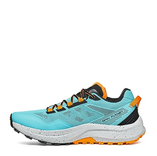 Scarpa M Spin Planet Blau - Leistungsstarker nachhaltiger Herren Trailrunningschuh, Größe EU 43 - Farbe Azure - Black von Scarpa