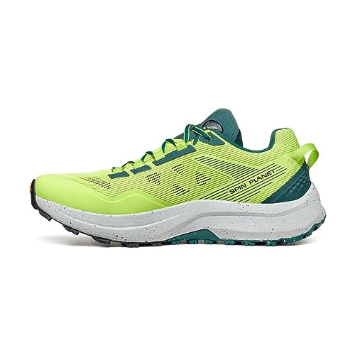 Scarpa M Spin Planet Grün - Leistungsstarker nachhaltiger Herren Trailrunningschuh, Größe EU 42 - Farbe Sunny Green - Pe von Scarpa