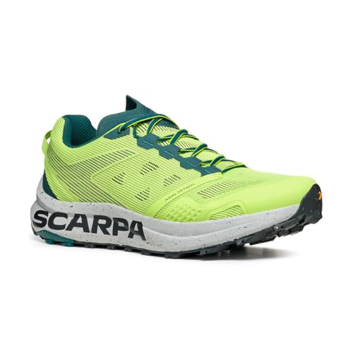 Scarpa M Spin Planet Grün - Leistungsstarker nachhaltiger Herren Trailrunningschuh, Größe EU 43 - Farbe Sunny Green - Pe Scarpa M Spin Planet Grün - Leistungsstarker nachhaltiger Herren Trailrunningschuh, Größe EU 43 - Farbe Sunny Green - Pe von Scarpa