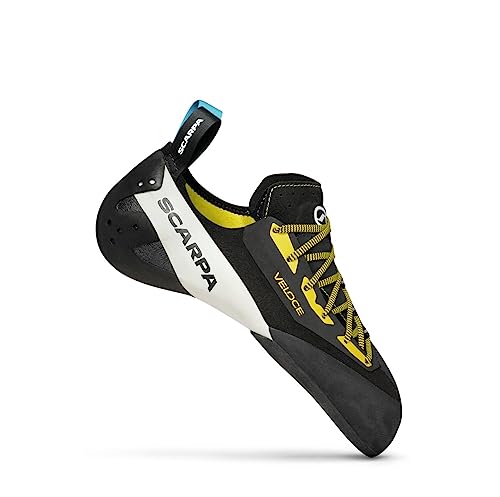 Scarpa M Veloce Lace Schwarz - Komfortabler präziser Herren Kletterschuh, Größe EU 48 - Farbe Black - Yellow Scarpa M Veloce Lace Schwarz - Komfortabler präziser Herren Kletterschuh, Größe EU 48 - Farbe Black - Yellow von Scarpa