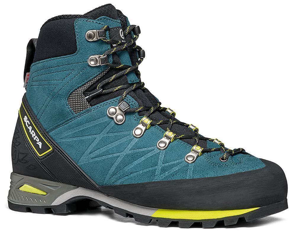 Scarpa Marmolada Pro HD Herren Wanderschuh lakeblue/lime 42,5 von Scarpa