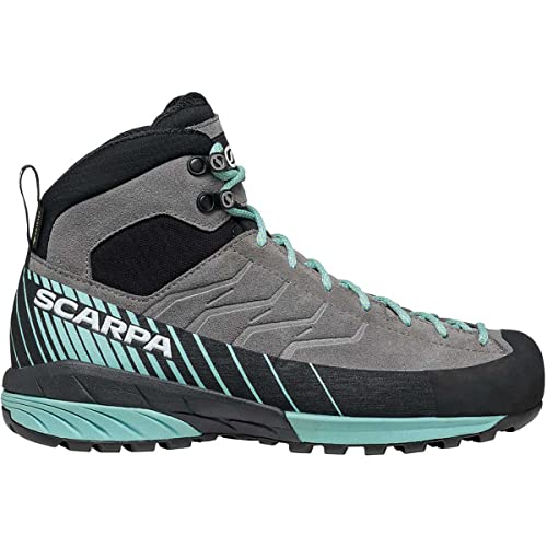 Scarpa Mescalito Mid GTX Women midgray/Aqua 38.5 EU von Scarpa