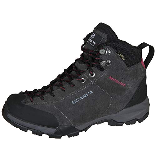 Scarpa Damen Mojito Hike GTX WMN Trekking-& Wanderstiefel, Shark-RED Rose Gore-tex HKA Salix, 37.5 EU von Scarpa