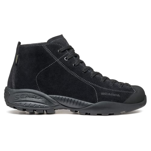 Scarpa Mojito Mid GTX Schwarz, Gore-Tex Freizeitschuh, Größe EU 43 - Farbe Black von Scarpa