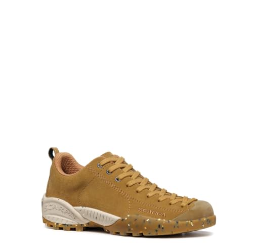Scarpa Mojito Planet Suede Braun - Atmungsaktiver nachhaltiger Freizeitschuh, Größe EU 45 - Farbe Caramel von Scarpa