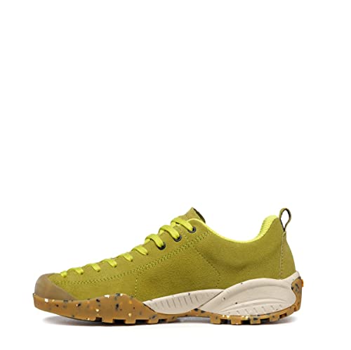 Scarpa Mojito Planet Suede Grün - Atmungsaktiver nachhaltiger Freizeitschuh, Größe EU 42 - Farbe Golden Lime von Scarpa