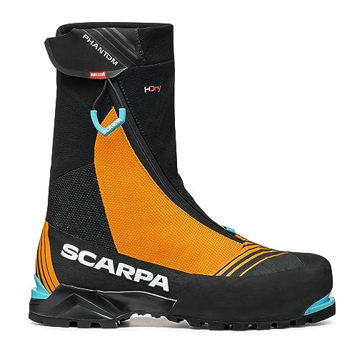 Scarpa Phantom Tech Hd Orange-Schwarz - Primaloft Leichter isolierender Hochgebirgsstiefel, Größe EU 46 - Farbe Black - von Scarpa