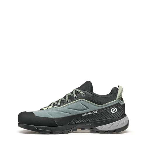 Scarpa Rapid XT WMN Zustiegsschuhe Damen mit atmungsaktiven Mesh Innenfutter und griffiger Vibramsohle | Wanderschuhe | Klettersteigschuhe | Trekkingschuhe Conifer EU 41,5 von Scarpa