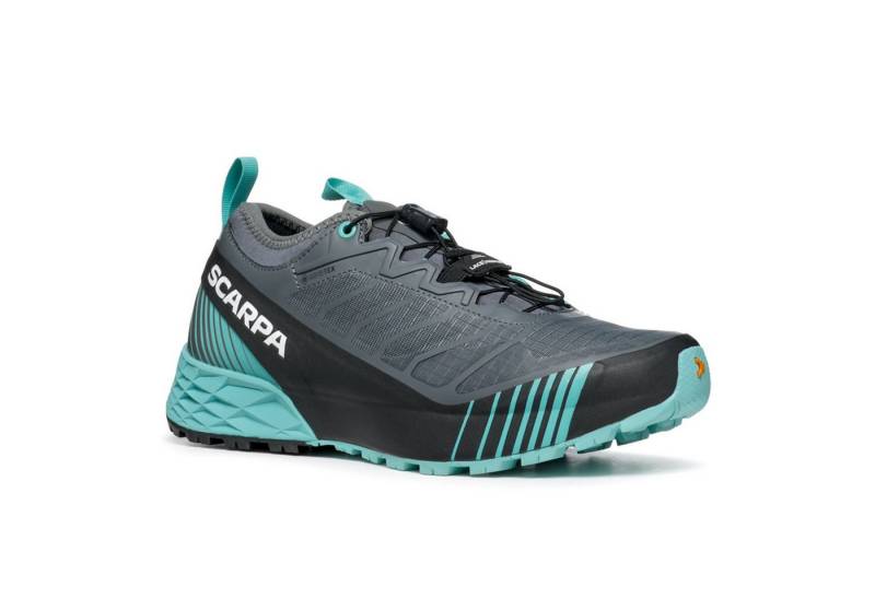 Scarpa Ribelle Run GTX Wmn Damen Trailrunningschuh anthrazit/türkis Laufschuh von Scarpa