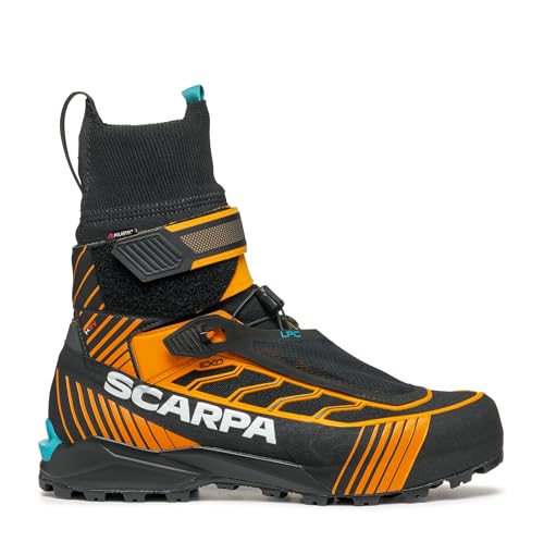 Scarpa Ribelle Tech 3 Hd Orange-Schwarz - Polartec Leichter wasserdichter Allround-Bergschuh, Größe EU 41.5 - Farbe Bla von Scarpa