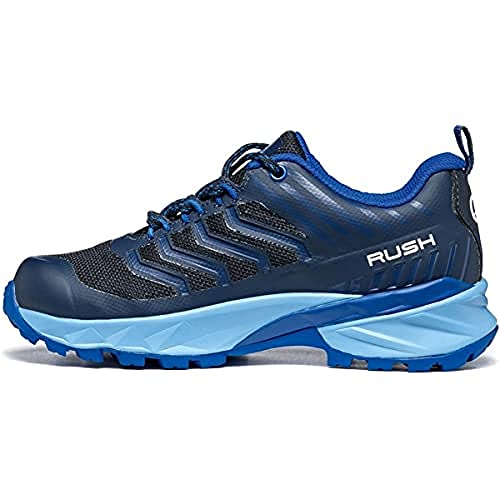 Scarpa Rush GTX Trailrunning-Schuhe für Kinder, Black-Lake Blue Gore-tex Free-Dome Kid, 30 EU von Scarpa