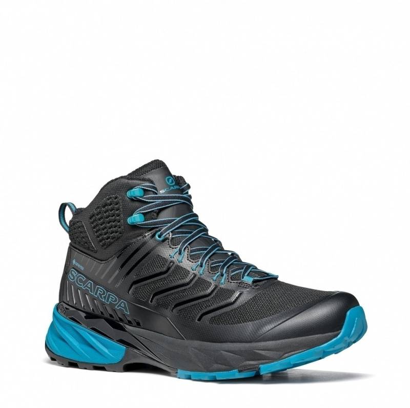 Scarpa Rush Mid GTX Herren Laufschuh schwarz/blau Wanderschuh von Scarpa