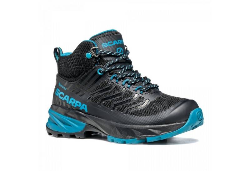 Scarpa Rush Mid Kid GTX Kinder Trekkingschuh schwarz/blau Wanderschuh von Scarpa