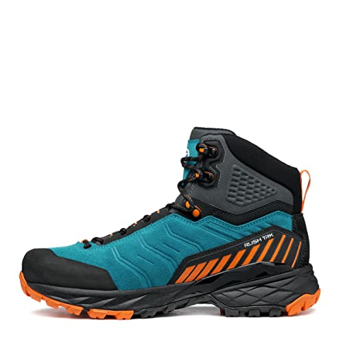 Scarpa Rush TRK GTX, 43.0/43 EU, Pagoda Blue/Mango von Scarpa