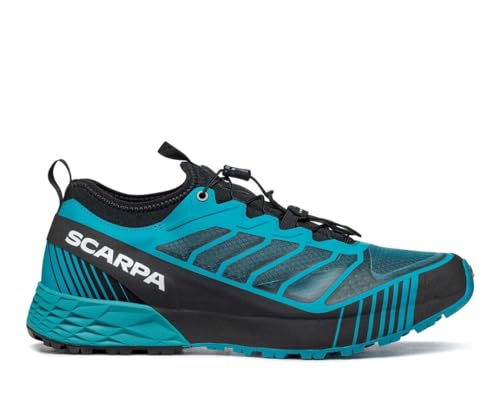 Scarpa Unisex Ribelle Run Speed Force Traillaufschuhe, Blau/Schwarz, 45.5 EU von Scarpa