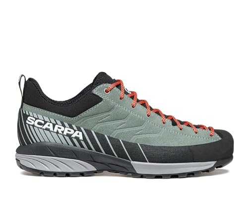 Scarpa W Mescalito Grün - Klassischer technischer Damen Zustiegsschuh, Größe EU 40.5 - Farbe Conifer - Gray von Scarpa