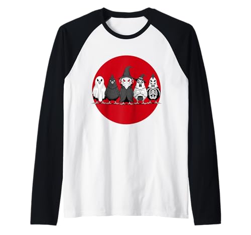 Gruselig Lustiges Halloween Huhn Kostüm Männer Frauen Raglan Gruselig Lustiges Halloween Huhn Kostüm Männer Frauen Raglan von Scary Chicken