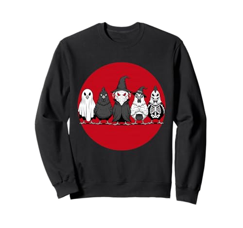 Gruselig Lustiges Halloween Huhn Kostüm Männer Frauen Sweatshirt Gruselig Lustiges Halloween Huhn Kostüm Männer Frauen Sweatshirt von Scary Chicken